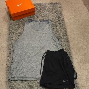 Nike Running Gray Tank Top